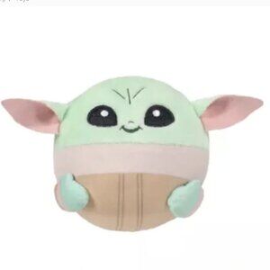 NWT- Disney Star Wars Grogu Crinkle Squeaker Plush Dog Toy